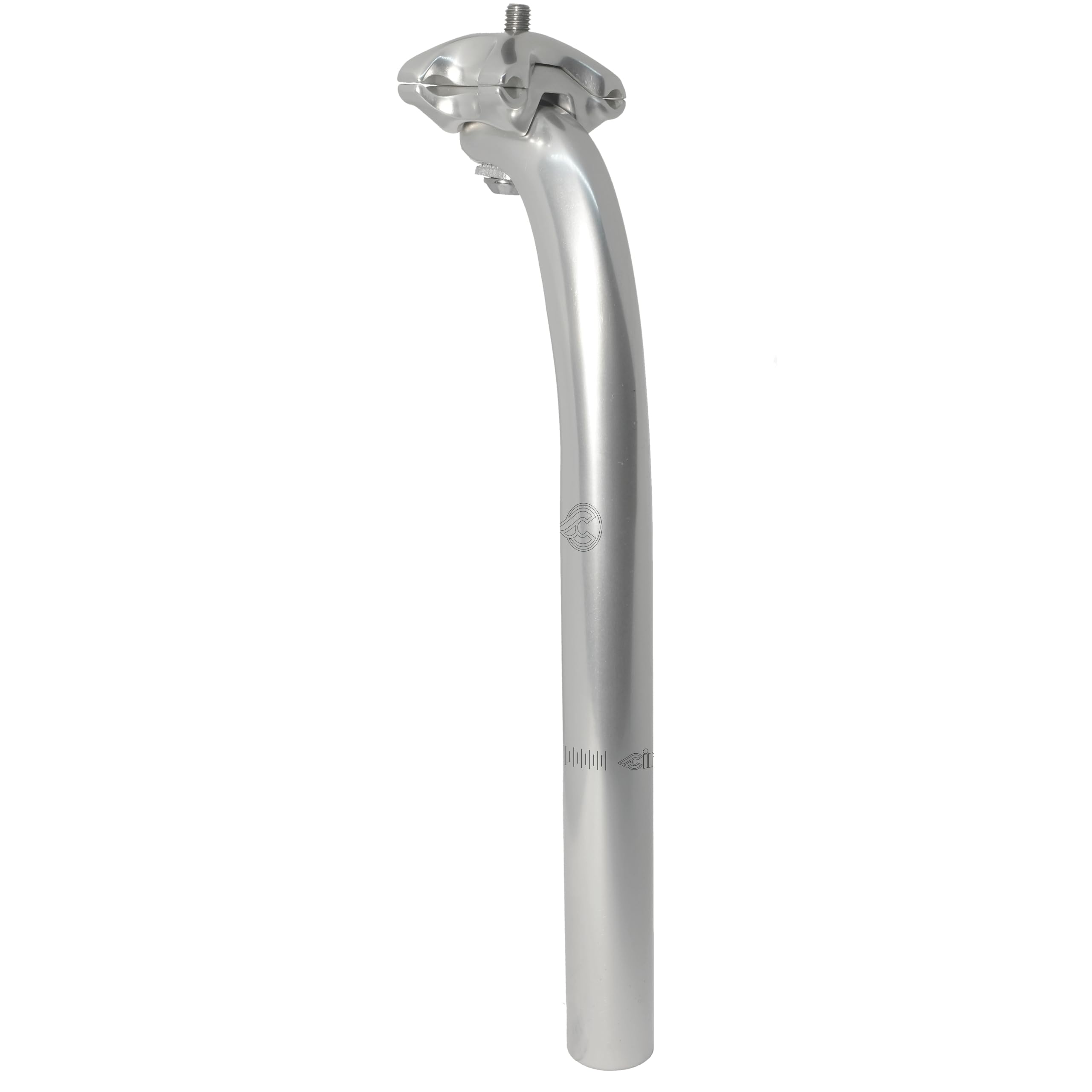 Cinelli Via Folli Seatpast, silberfarben, 27,2 mm