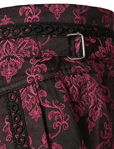 Image of VATPAVE Mens Gothic Pants Cosplay Costume Trousers Steampunk Victorian Pants