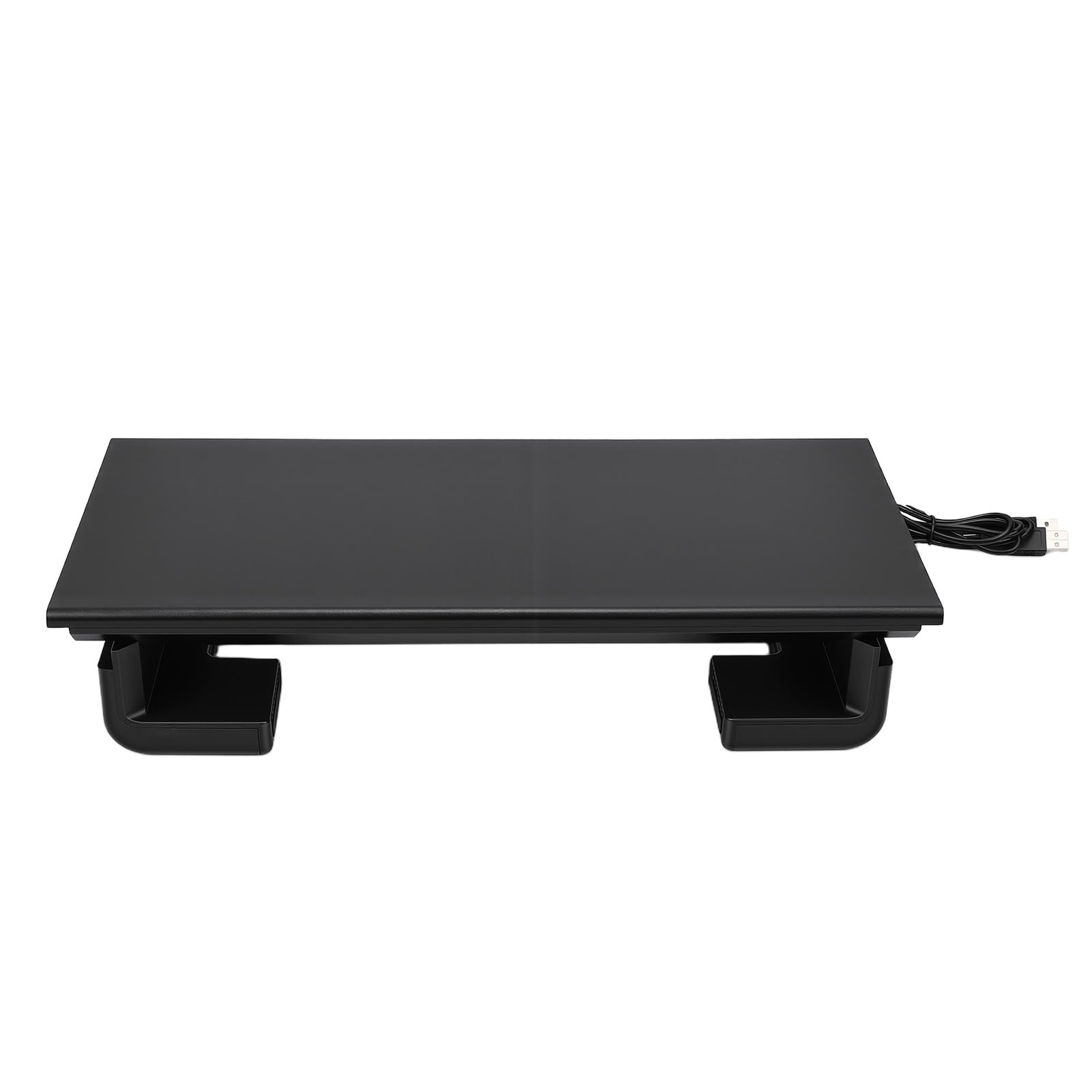 Cuifati Stojak na Komputer, Ergonomiczna, Regulowana Podstawka Pod Monitor z Portem USB 2.0 i Nóżkami Antypoślizgowymi, do Laptopów, Telewizorów, Drukarek i Wyświetlaczy