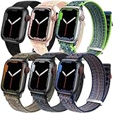 HILIMNY ストラップ 3本パック Apple Watch 42mm 44mm 45mm 38mm 40mm 41mm レディース メンズ ソフトシリコンレースストラップ 交換用スポーツバンド iWatch SE Series 7 6 5 4 3 2 1用, 42mm for Series 3/44mm/45mm/46mm/49mm, 宝石なし