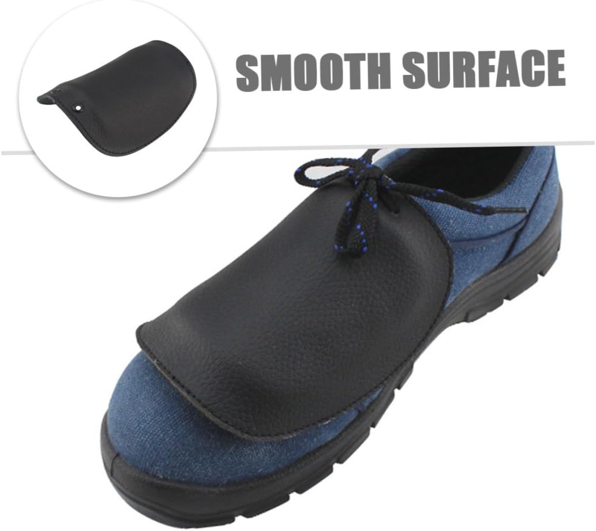 OUNONA 2pairs Safety Shoes Protective Covers for Workshop -smash Shoe Guard Cover for Indoor Use Abrasion-resistant Design Portable and Stylish