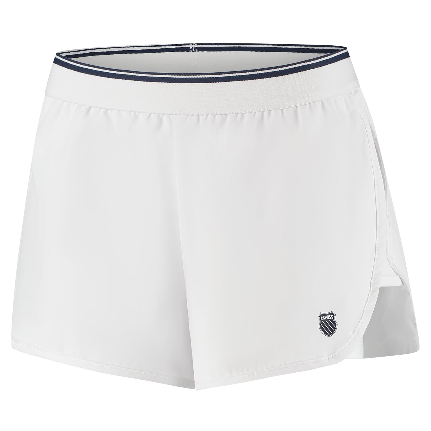 K-Swiss Women’s Hypercourt Short 8 – White | Performance Tennis/Padel Shorts