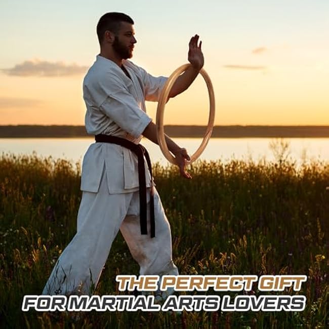 3 Pcs Kung Fu Ring Wing Chun 7, 9, 11 Inches Wing Chun Training Equipment for Training Kung Fu