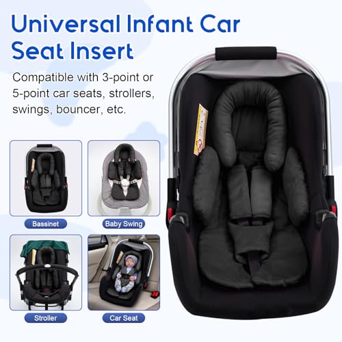 Soporte para cabeza asiento auto bebé con cojines 2 en 1 miniatura 6
