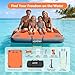 VOFiTNY Inflatable Floating Dock Swim Air Platform Island Raft Mat for Lake Beach Ocean with Rope Ladder, Non-Slip Surface