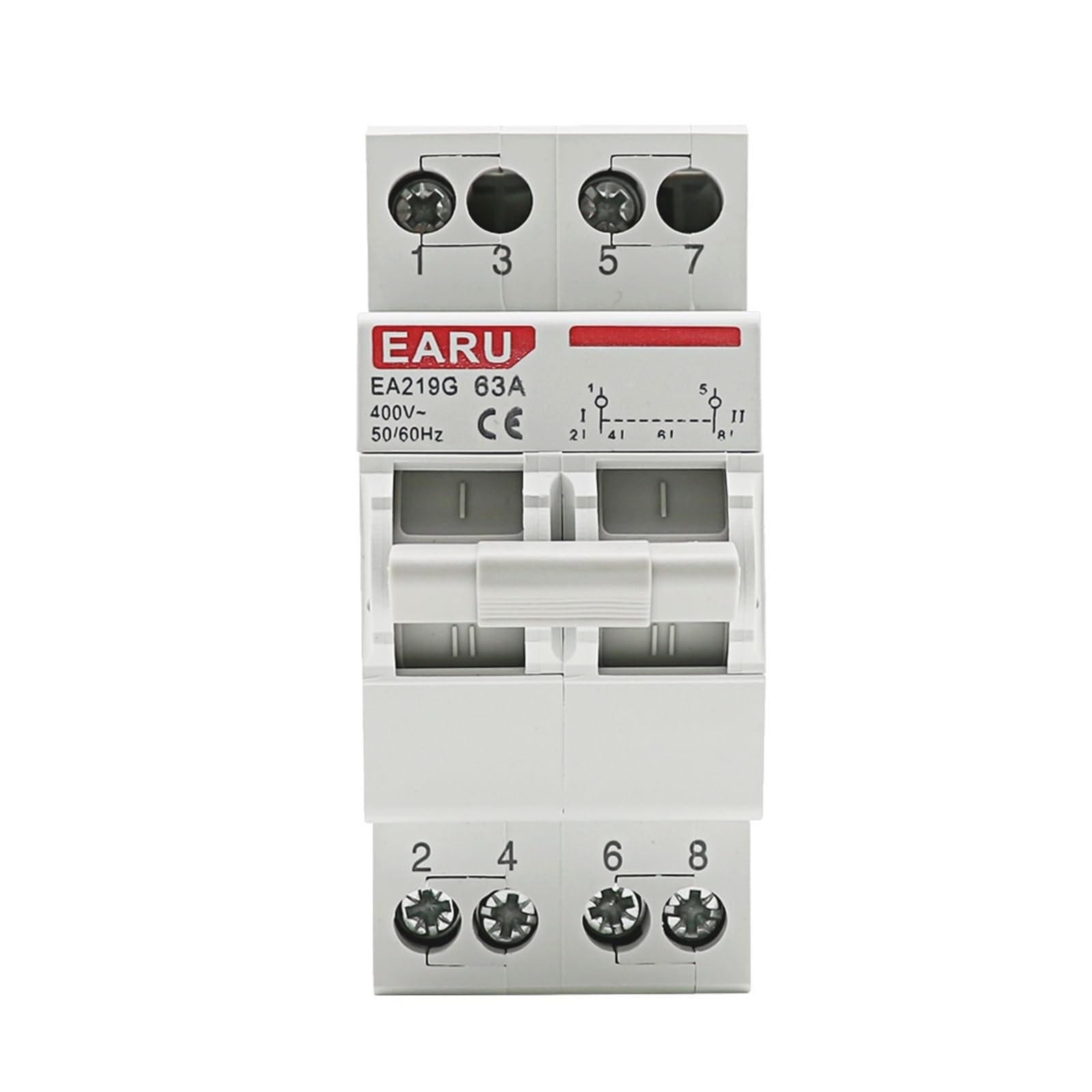 Interrupteur de transfert MTS 2P double puissance 63A fiable