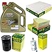Produktbild Filter Set Inspektionspaket 5 Liter Motoröl Castrol EDGE Titanium FST 5W-30 LL MANN-FILTER Innenraumfilter Kraftstofffilter Luftfilter Ölfilter