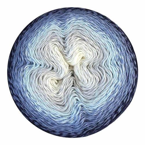 Image of Scheepjes Whirl 1 x 1000 m (1094 yd) 755 Blueberry Bambam Cotton-Acrylic Gradient Yarn