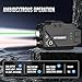 VITOINNO Pistol Light/Green Laser/Infrared (IR) Laser/Infrared (IR) 4 in 1 Combo, 350 Lumens Gun Light with Strobe and Level Indicator, Compatible with Picatinny, Magnetic Rechargeable.