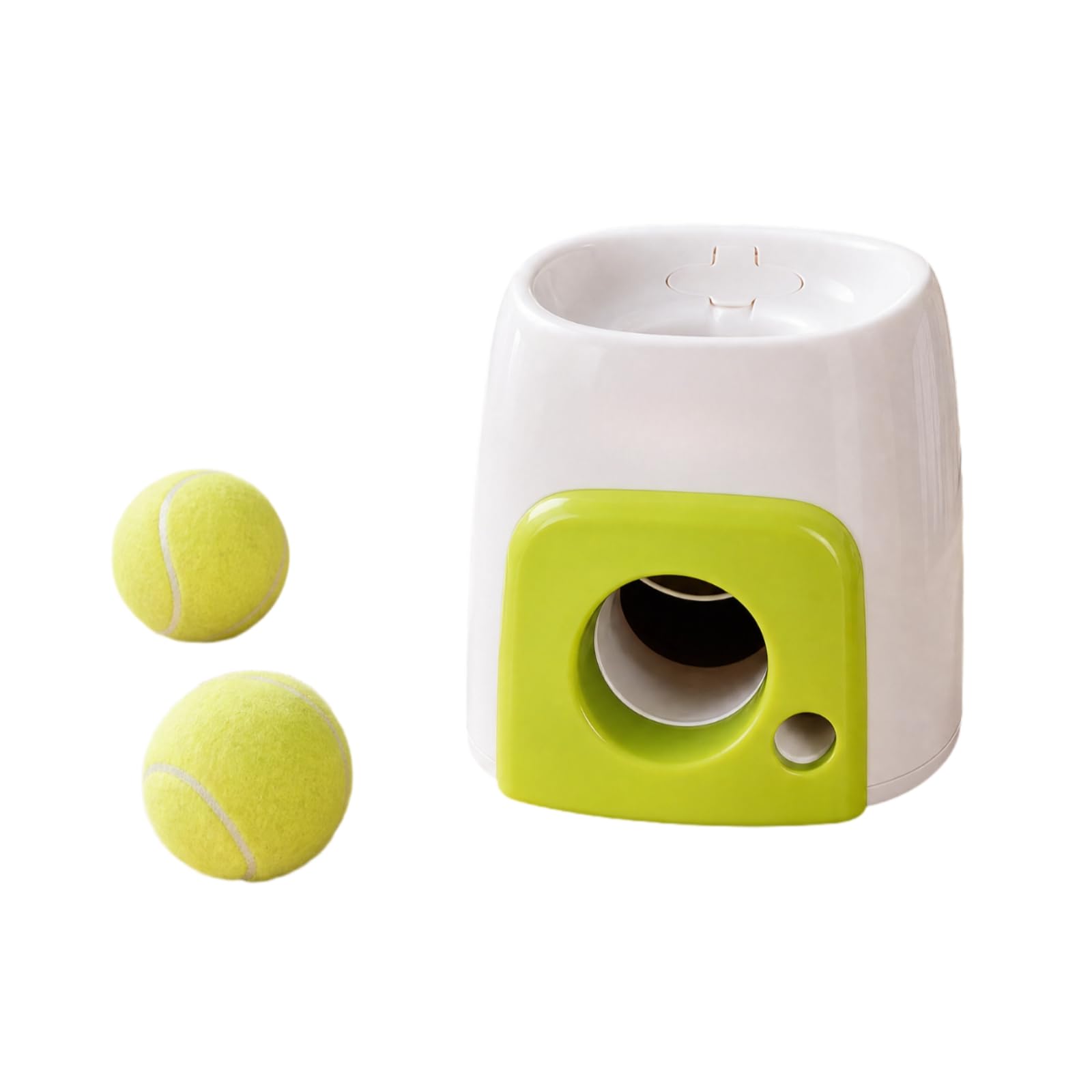 Amagogo Ball-Ausgabe-Spielzeug für Hunde mit Leckli-Ausgabe kompakt intelligentes Hundespielzeug mit Fußpedal fördt die Intelligenz für Wohn