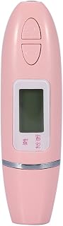 Probador de piel facial, 2 colores Pantalla LCD digital Probador de sensor de piel de precisión Analizador de aceite de agua de humedad facial(Rosa)