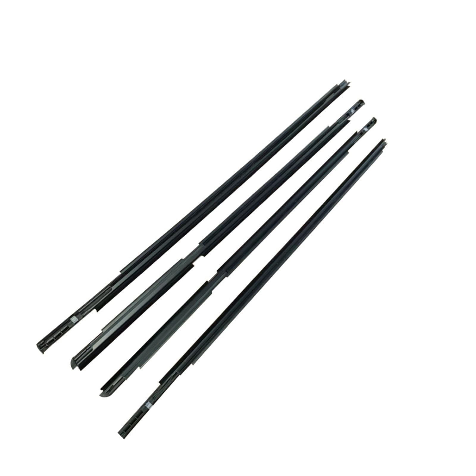 Jbpihzt One Color For Toyota For Yaris Hatchback 2006-2013 Front Rear Side Glass Exterior Sealing Strips Belts 4Pcs Window Weatherstrip
