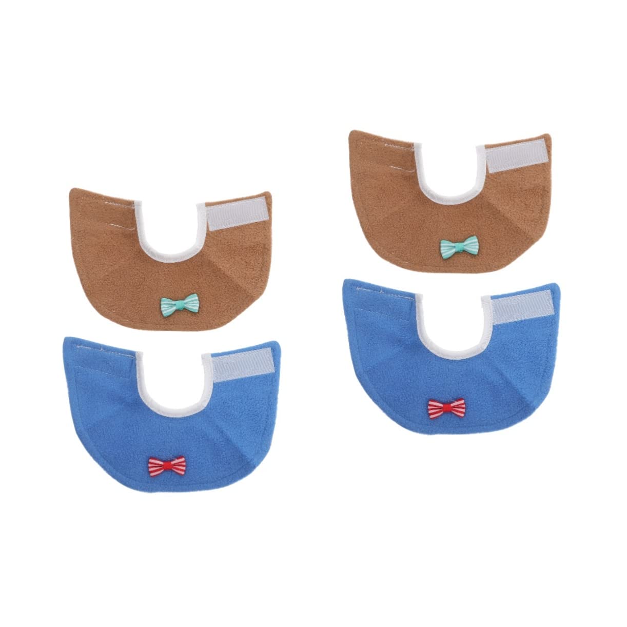 POPETPOP 4 Piezas Cuello Collar De Agapornis Collar Isabelino Anti-mordedura Loro Collar De Recuperación De Aves Cono Curativo para Cachorros Tela De Fieltro Accesorios Arrancar El Pelo