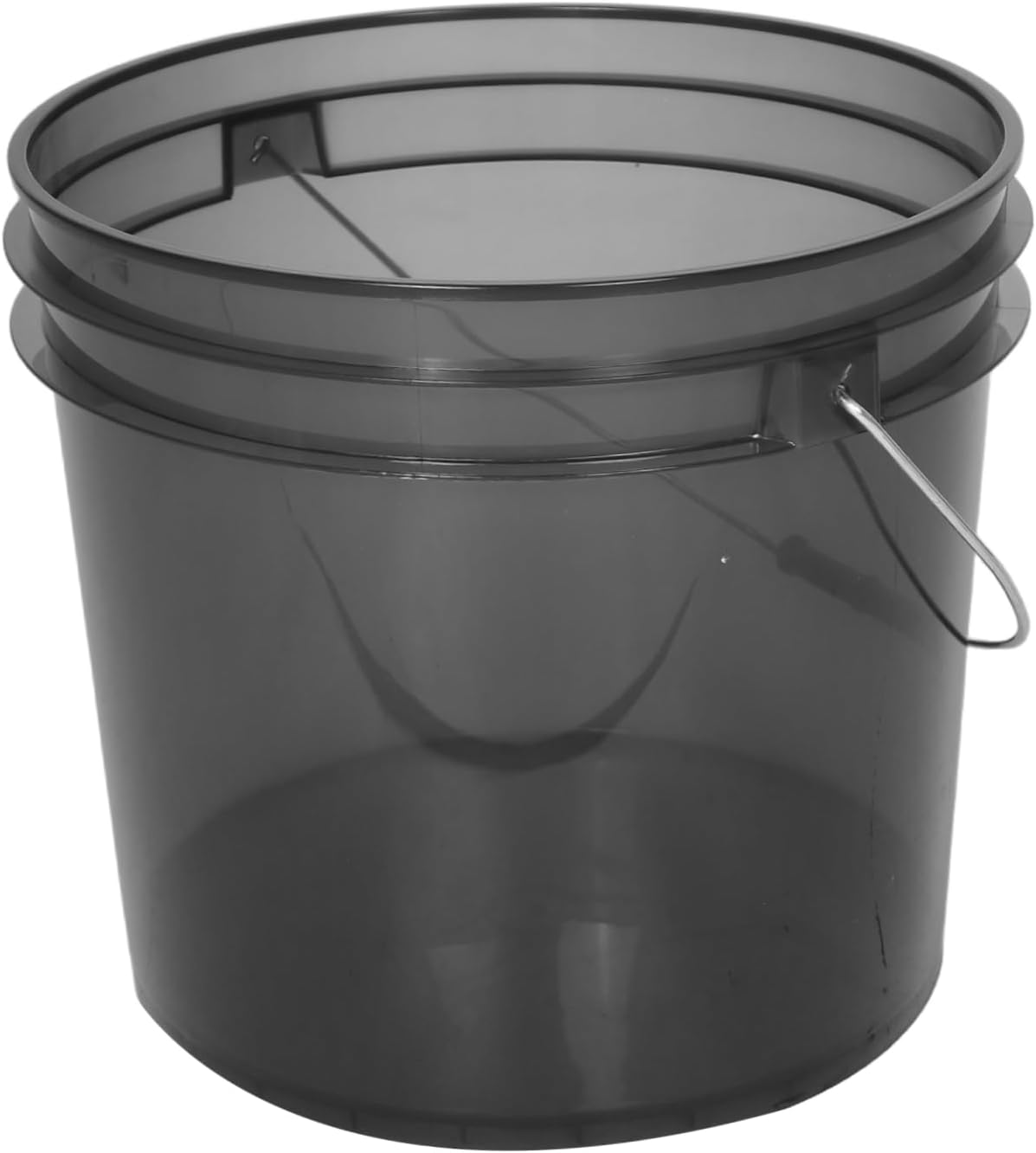 Transparent Multipurpose Bucket with Handle Sturdy Plastic Water Container for Car Washing Laundry Shower and Outdoor Use for Indoor and Outdoor Applications