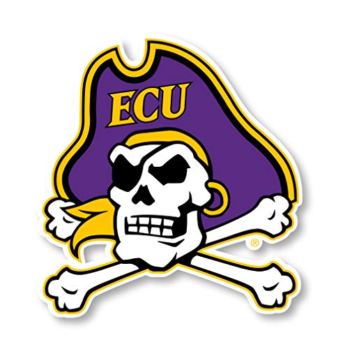 East Carolina Pirates 4 Inch Vinyl Mascot Magnet Officially Licensed Collegiate Product