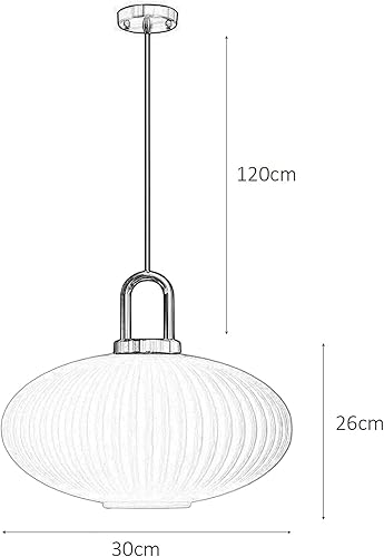 Miniatura 6 de Brikey Lámpara colgante de latón dorado, lámpara de techo de vidrio transparente para mesita de noche, mesa de comedor, isla de cocina (5.1 pulgadas)