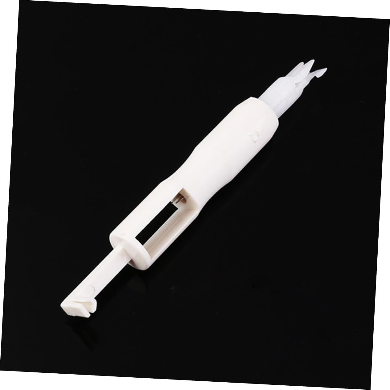 JEWEDECO 3pcs Automatic Needle Threader Tool Sewing Needle Inserter for Sewing Machine Easy Threader for Thick Thread for Household Machines