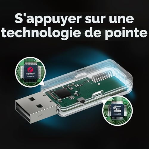 AEOTEC Z-Stick 10 Pro - Zigbee 3.0 & Z-Wave 800 Series Adaptateur USB - Fonctionne avec HomeAssistant - Zigbee2MQTT - Contrôleur Z-Wave - Z-Wave Long Range - Jusqu'à 1 km de portée - sans Nuage – vue 6