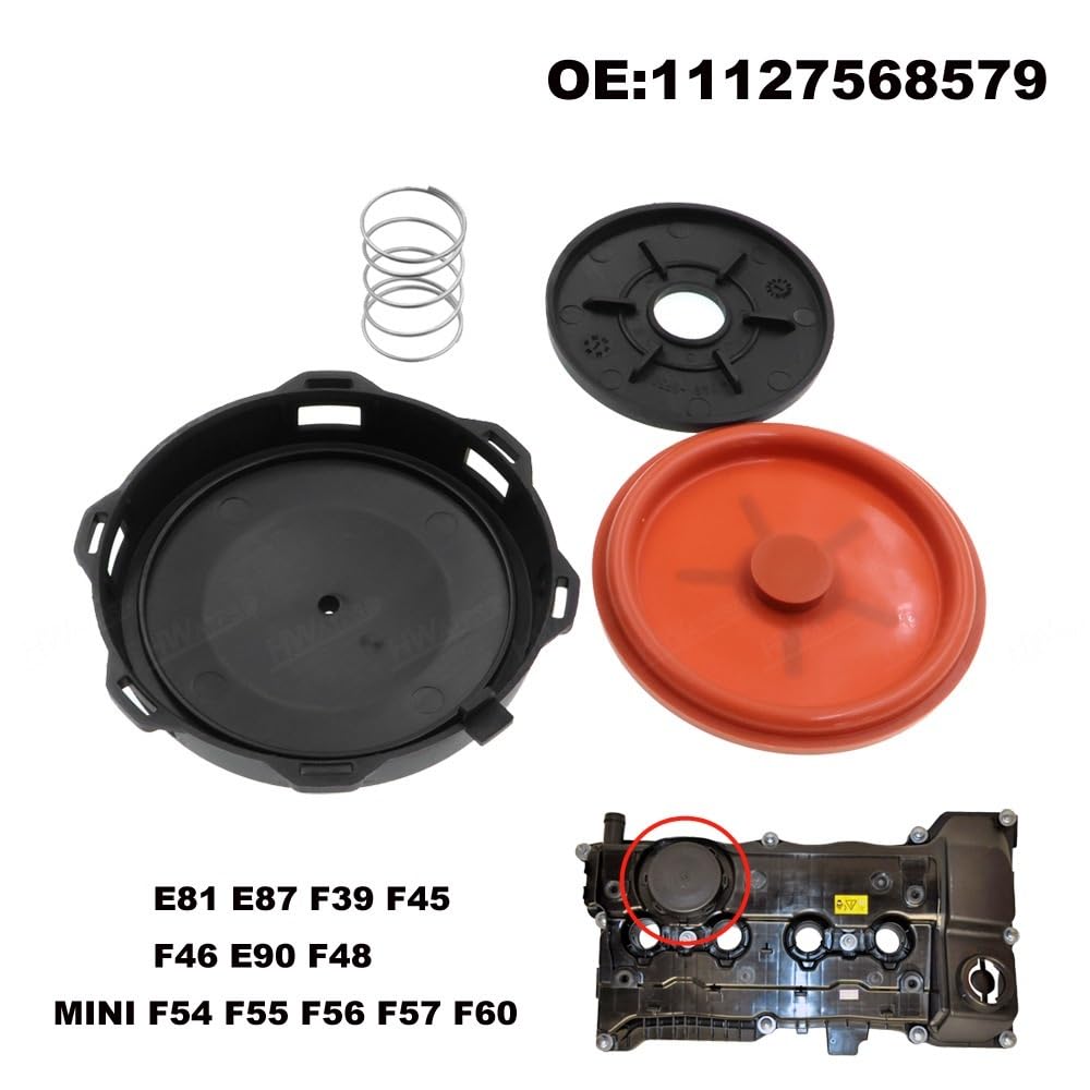 Kit Di Riparazione Del Coperchio Della Valvola PCV, Adatto For E81, E87 E90 116i 316i N45, Mini, F54 F55 F56 F57 F60 Coperchio valvola di prevenzione perdite d'olio(10 PCS)
