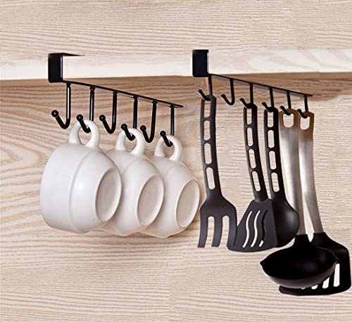 EigPluy 2pcs Tazas Vasos de Vino de Almacenamiento Ganchos Utensilios de Cocina...