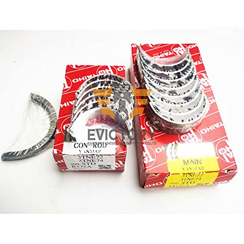 Albero motore e cuscinetto biella Yanmar 3D74E 3TNE74 3TNE72 3TNA72 3D72E
