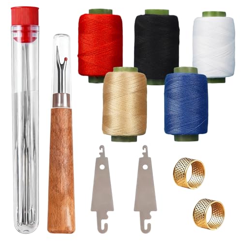 40PCS Sewing Tool Set Stainless Steel Sewing Needles SetMulti-Purpose Needle & Thread Kit with Big Eye Stainless Steel Needles for Mending Handcraft Beginners Daily Use & Womens Gifts