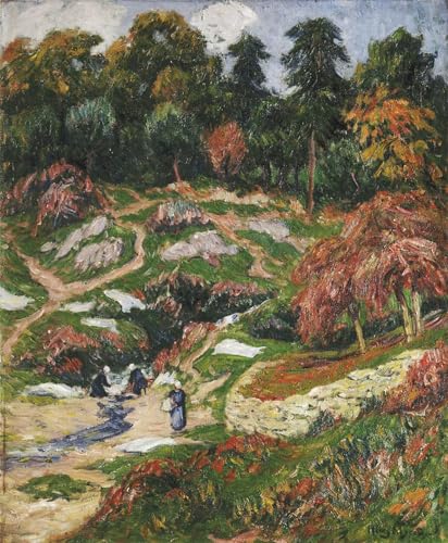 Cuadro en Lienzo Henry Moret de Gran Formato con Acabado Artístico