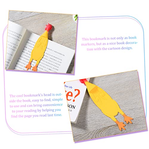 Marque-pages silicone poulet pour ne plus jamais perdre sa page de lecture