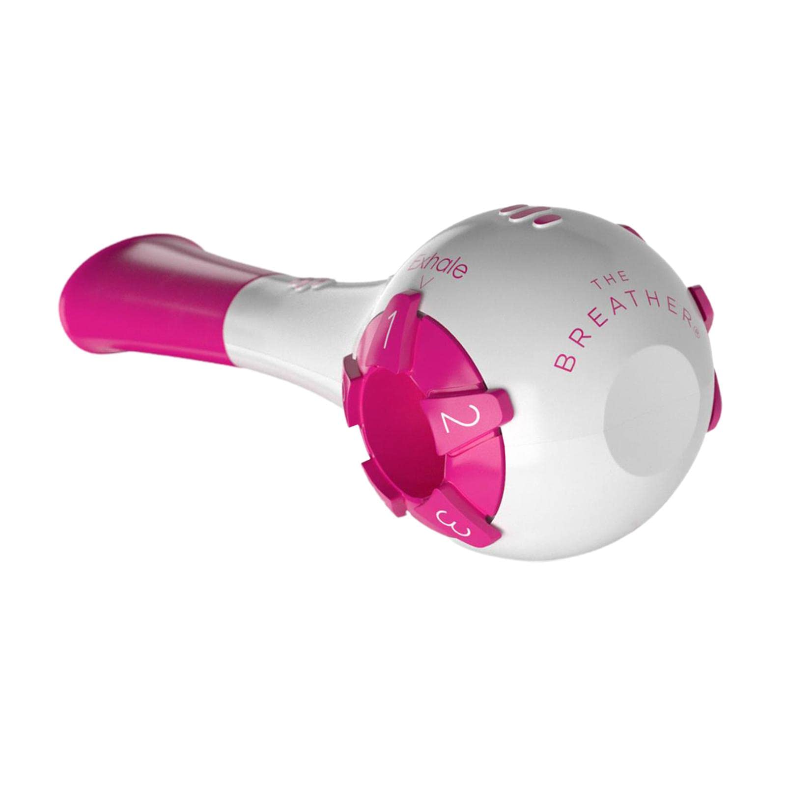 Lung Exercise Device Exerciser Natural Breathing Trainer Adjustable Red-image-39