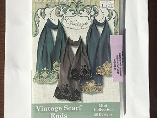 Anita Goodesign Embroidery Designs CD VINTAGE SCARF END