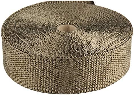 Torque Solution TS-EW-2x50L Exhaust Wrap (Lava): Universal 2" x 50'