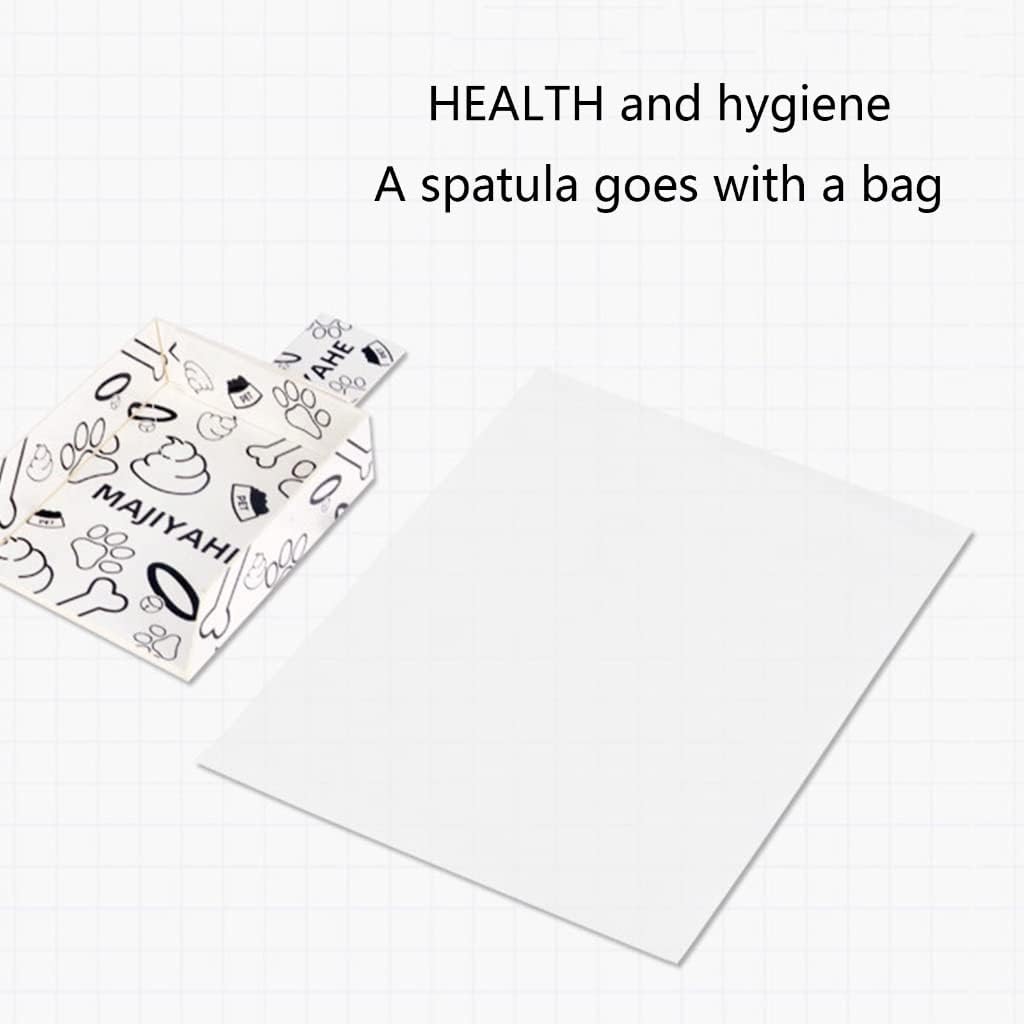 犬くずクリーナー バッグ付き ポータブルうんちスクーパー 使い捨て段ボールスクープ ゴミ袋付き 小型から大型犬用 犬用うんちスクーパ