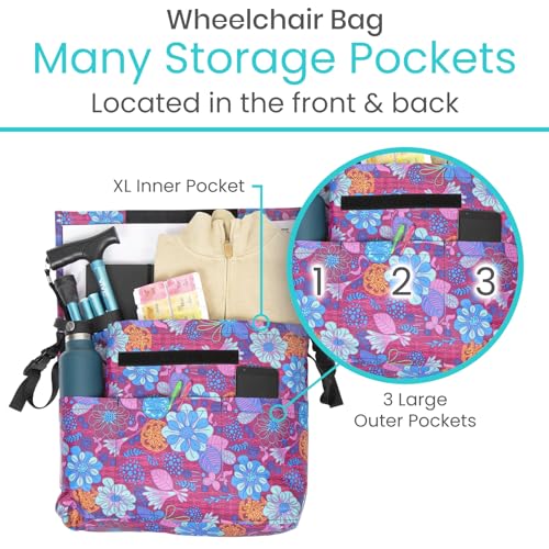 image for Vive XL Wheelchair Bag - Waterproof, Scratch-Resistant, Double-Stitche