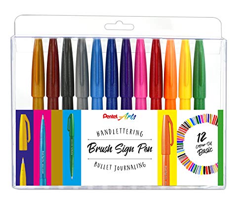 Pentel SES15 Brush Sign Pen feutres pinceaux calligraphie et dessin