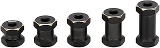 BAYDE Espaciadores neumáticos Adaptador De Ensanchamiento De Rueda con Revestimiento Negro De Latón para Axial SCX10 90046(25mm)