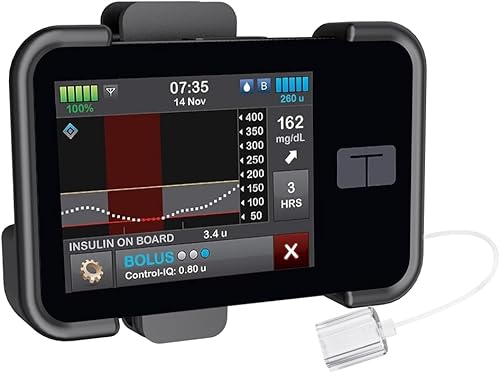 Miniatura 7 de BELTRON Tándem t Clip de cinturón giratorio de bomba delgada X2 (fuerte y duradero estuche de clip giratorio para bomba de insulina TSlim X2 Cuidado