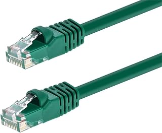 Monoprice 1FT 24AWG Cat5e 350MHz UTP Ethernet Bare Copper Network Cable – Green