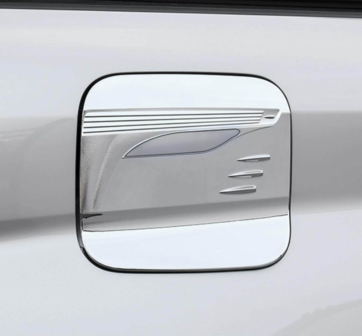 Car Accessories Fit For Toyota Sienna 2021 2022 2023 2024 2025 2026 Chrome Exterior Gas Fuel Tank Cover Trims ABS 1 PC
