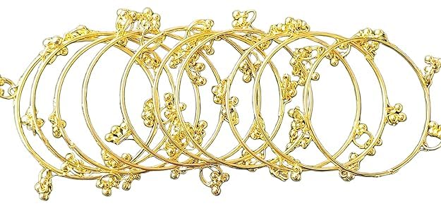 Image of JPS Plain and Glossy Finished Raindrop Glass Bangles Set for Women & Girls | Traditional Ethnic Chudi for Wedding, Party & Regular- Set of 12 Pcs of One Colour | Wedding Special