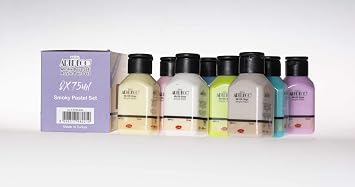 Artdeco Akrilik Boya 8x75ml Pastel Smoky Renkler Set