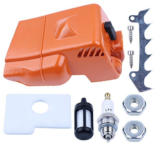 Haishine Top Engine Shroud Cylinder Air Filter Cover for STIHL 018 MS180 MS 170 180 Chainsaw Replacement Spare Parts