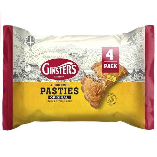 Ginsters Cornish Pasties 4x130g