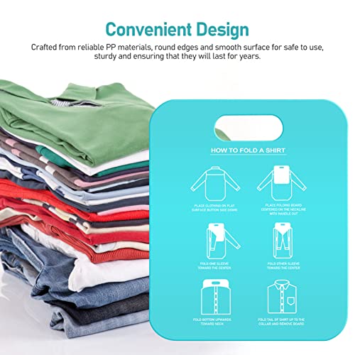 TOPBATHY 2pcs Hemdenfaltbrett T Shirts Kleiderordner Kleidungs Hemd-Klappbrett Langlebige Wäscheordner Faltbretter Breiteres Heimaufbewahrungswerkzeug für Erwachsene
