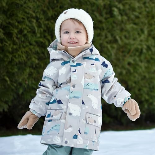 Image of JAN & JUL Waterproof Fleece Lined Rain Jacket, Raincoat for Toddlers and Kids