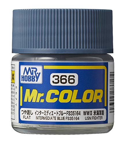GSI Creos - C366 Intermediate Blue (FS35164), Mr. Hobby Mr. Color Acrylic Paint