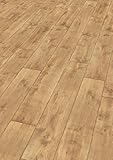 EGGER Home Laminat hell braun Holzoptik - Vinstra Eiche honig EHL093 (7mm, 2,481 m²) Klick Laminatboden | Bodenbelag