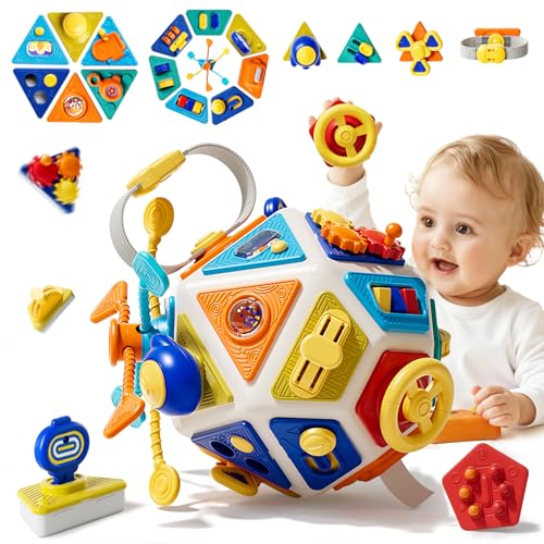 22 in 1 Toddler Busy Board Activity Cube Toys Montessori Sensory Learn Toy