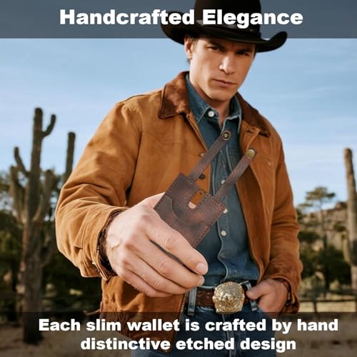 Leather Boot Wallet for Women Boot Credit Card Holder for Women Westem Boot Walet with Snap Strap Leather Boot Walet Small Waet with Snap Fastening (Brown Colour)3