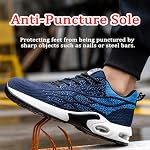 Chaussures de sécurité MIFAWA pour hommes, chaussures à embout en acier, légères, anti-perforation, respirantes et confortables