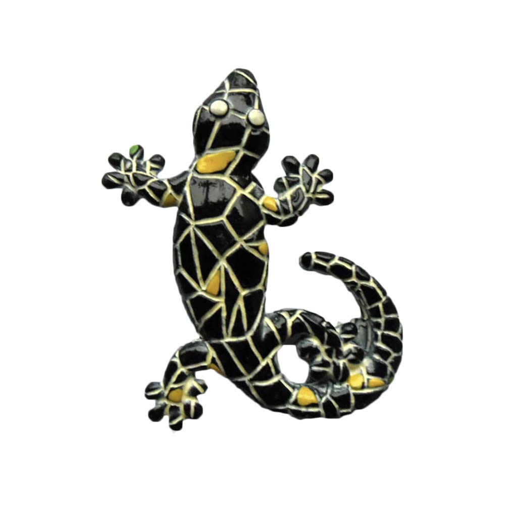 Wedarego Barcelona4 3D Mosaic Lizard Barcelona Spain Refrigerator Fridge Magnet Tourist Souvenirs Handmade Resin Craft Magnetic Stickers Home Kitchen Decoration Travel Gift